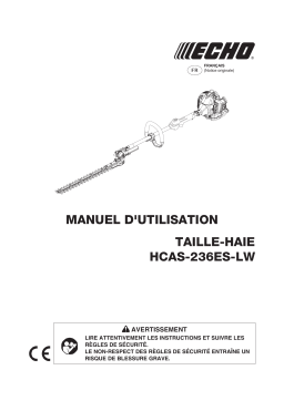 Echo HCAS-236ES-LW Manuel utilisateur
