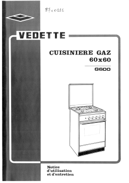 Vedette G600B Manuel utilisateur