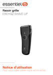 ESSENTIELB SHAVE UP 2 EREHG2 Manuel utilisateur