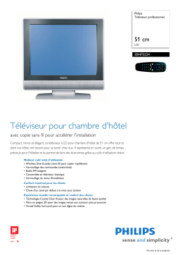 Philips 20HF5234 Manuel utilisateur