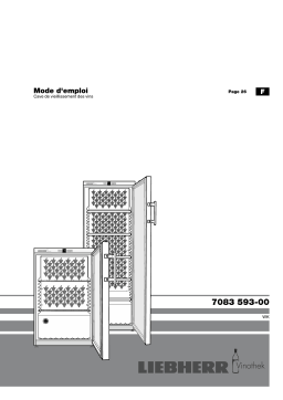 Liebherr WKEGW 582WKEGB 582WKEGB 582 NOIR Manuel utilisateur