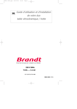 Brandt AD299XEA Manuel utilisateur