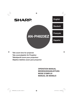 Sharp AN-PH823EZ Manuel utilisateur