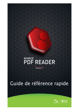 Nuance PDF Reader 7 Manuel utilisateur