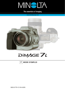 Konica Minolta Dimage 7i Manuel utilisateur