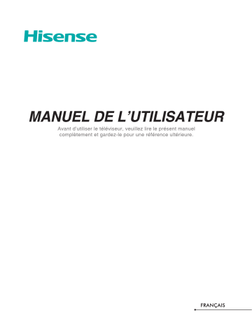Hisense 75U1600 U1600 Series 4K UHD Commercial TV Manuel utilisateur | Fixfr