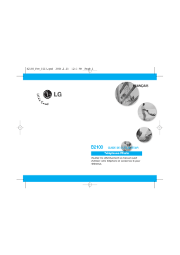 LG Série B2100 Mode d'emploi