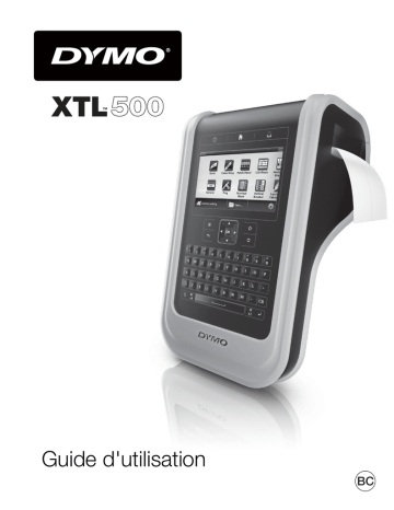 Dymo XTL™ 500 Kit XTL™ Industrial Label Maker Manuel utilisateur | Fixfr
