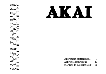 Manuel du propriétaire | Akai CTB145MTF Manuel utilisateur | Fixfr