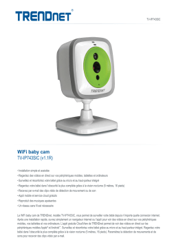 Trendnet TV-IP743SIC WiFi Baby Cam Fiche technique