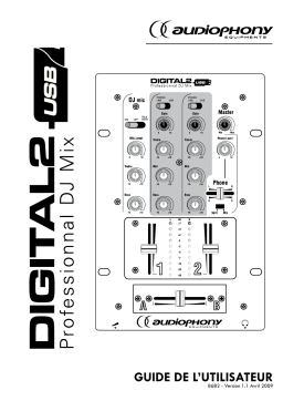 audiophony DIGITAL-2 Manuel utilisateur