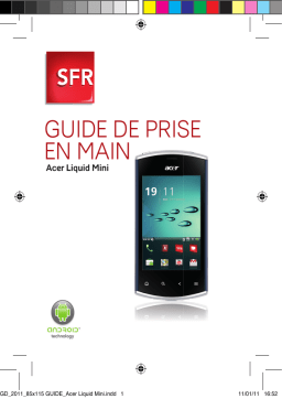 Acer Liquid Mini sfr Manuel utilisateur