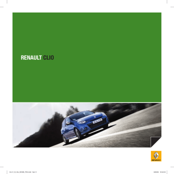 Manuel du propriétaire | Renault CLIO GT Manuel utilisateur | Fixfr