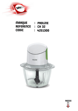 Proline CH32 Manuel utilisateur