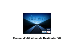 danew DESTINATOR V8 Manuel utilisateur