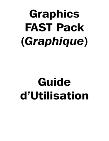 Mode d'emploi | Tri-Edre Freeway 3.5 GraphicsFAST Pack Manuel utilisateur | Fixfr