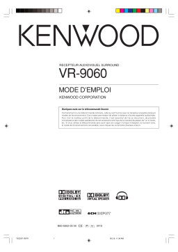 Kenwood VR-9060 Manuel utilisateur