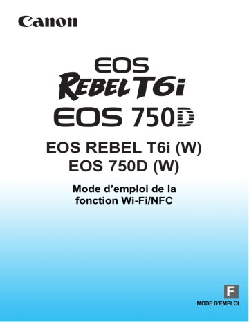 Canon EOS Rebel T6i Manuel utilisateur | Fixfr