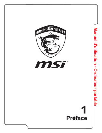 Manuel du propriétaire | MSI GT72S 6QDGT72S 6QF Manuel utilisateur | Fixfr