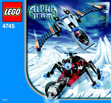 Manuel du propriétaire | Lego Alpha Team - Blue Eagle versus Snow Crawler 4745 Manuel utilisateur | Fixfr