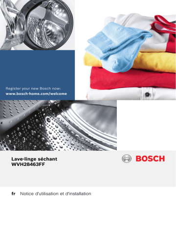 Manuel du propriétaire | Bosch WVH28463FF Lave-linge séchant Manuel utilisateur | Fixfr