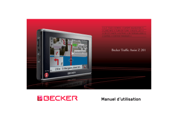 Becker Traffic Assist Z201 Manuel utilisateur | Fixfr