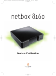 NETGEM NETBOX 8160 Manuel utilisateur