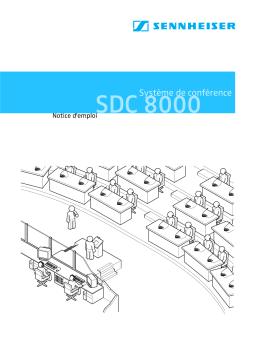 Sennheiser SDC 8000 DC Manuel utilisateur
