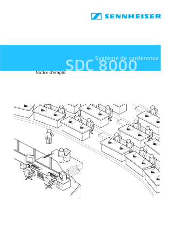 Manuel du propriétaire | Sennheiser SDC 8000 DC Manuel utilisateur | Fixfr