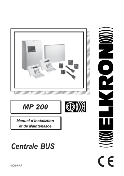 Elkron MP 200 Manuel utilisateur