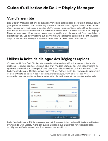 Dell S2240T 21.5 Multi-Touch Monitor Manuel utilisateur | Fixfr