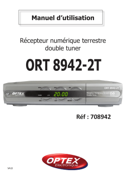 Optex ORT 8942-2T Manuel utilisateur