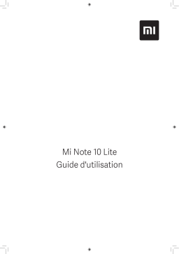 Xiaomi Mi Note 10 Lite Manuel utilisateur