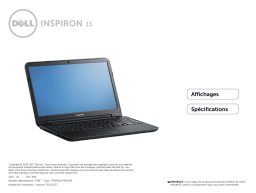 Dell Inspiron 3521 laptop spécification