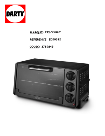 Manuel du propriétaire | DeLonghi MEM965BA Manuel utilisateur | Fixfr