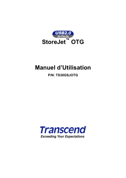 Transcend TS30GSJOTG Manuel utilisateur