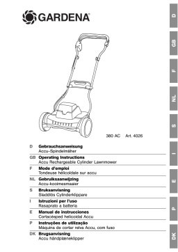 Gardena 380 AC Manuel utilisateur