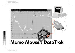 SCUBAPRO-UWATEC MEMO MOUSE DATATRAK Manuel utilisateur