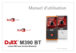 D-JIX M390 BT Manuel utilisateur