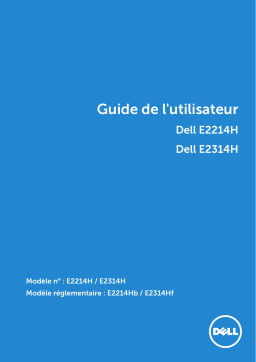 Dell E2214H electronics accessory Manuel utilisateur