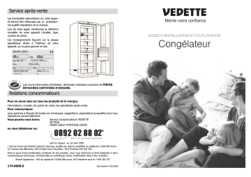 Manuel du propriétaire | Vedette CVS2328 Manuel utilisateur | Fixfr