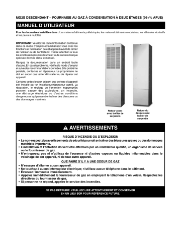 Intertherm MG2S Manuel utilisateur | Fixfr