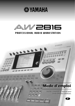 Yamaha AW 2816 Mode d'emploi