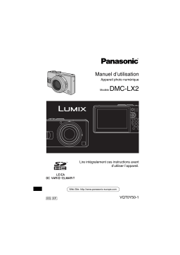 Panasonic DMC LX2 Manuel utilisateur