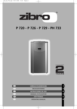 Zibro P729 Manuel utilisateur