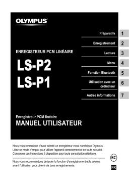 Olympus LS P1 Manuel utilisateur