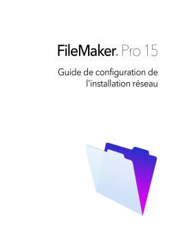 Filemaker Pro 15 Manuel utilisateur