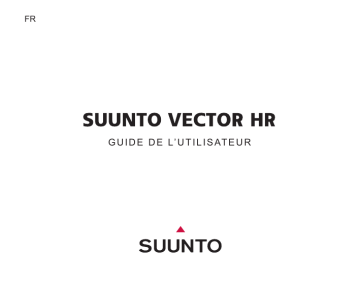 Mode d'emploi | Suunto Vector HR Manuel utilisateur | Fixfr