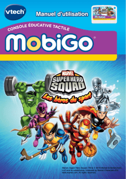 VTech MOBIGO SUPER HERO SQUAD Manuel utilisateur