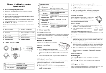 Manuel du propriétaire | Lenco CAM 200 Manuel utilisateur | Fixfr